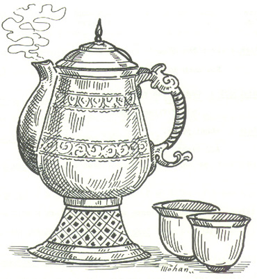 Sama:va:r and Kashmiri cups